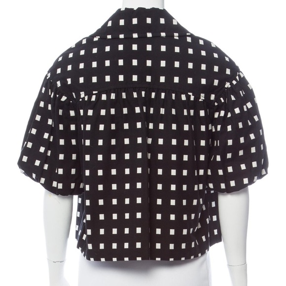Tibi Cropped Polka Dot Jacket - Picture 3 of 8